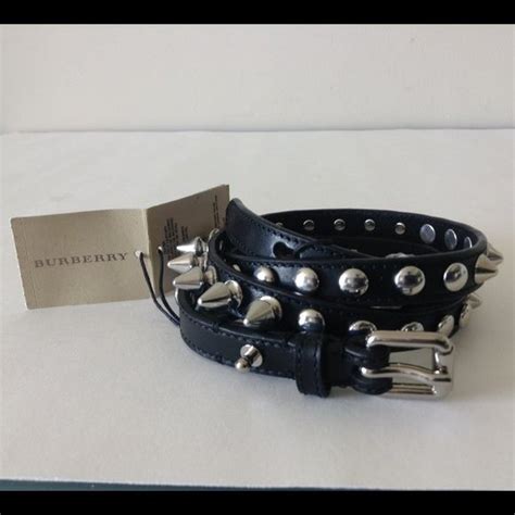 burberry replacement belt|burberry belt with 3 spikes.